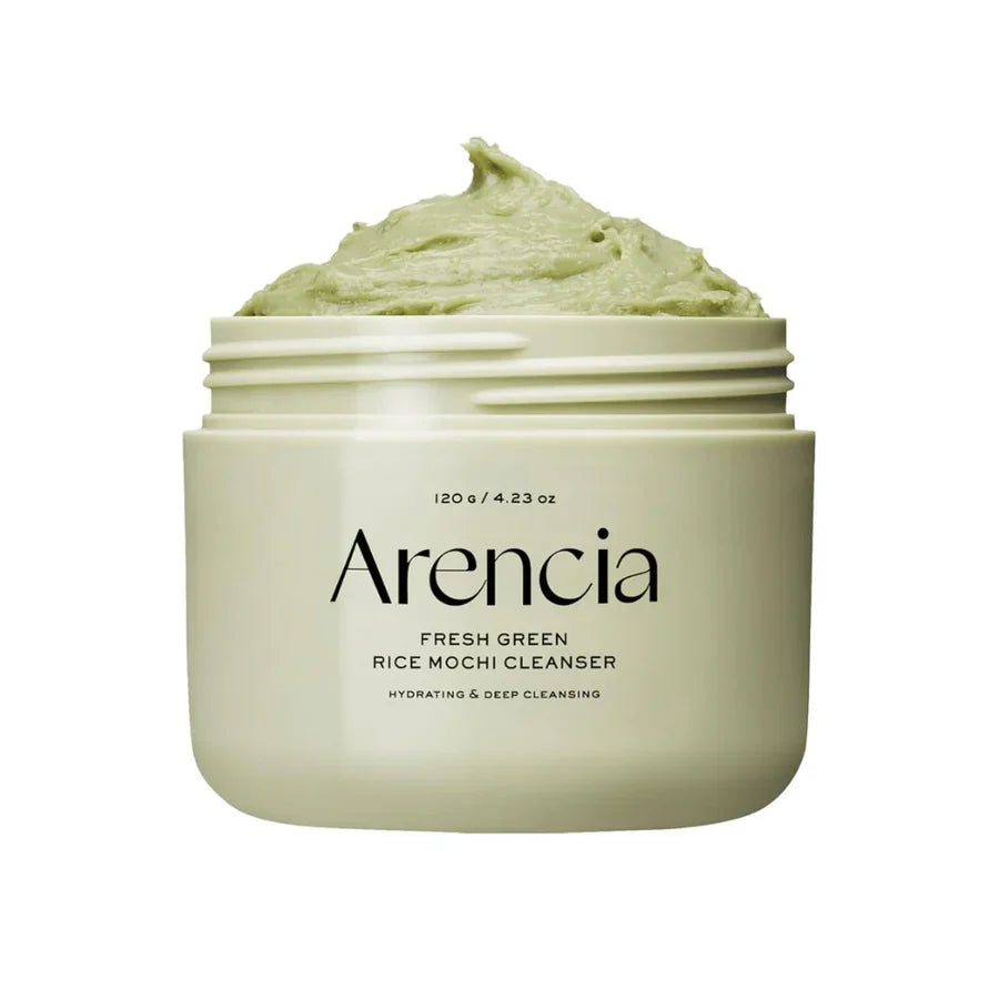 Arencia - Limpiador Fresh Green Rice Mochi - Jabón Facial Hidratante y Limpiador - 120g