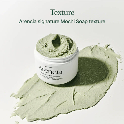 Arencia - Limpiador Fresh Green Rice Mochi - Jabón Facial Hidratante y Limpiador - 120g