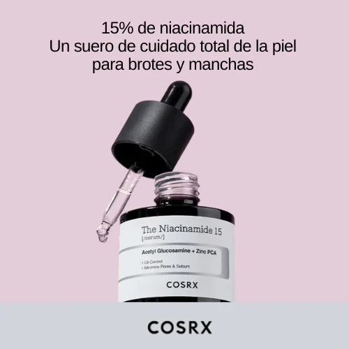 COSRX - Sérum The Niacinamide 15 - Sérum con 15% Niacinamida - 20ml